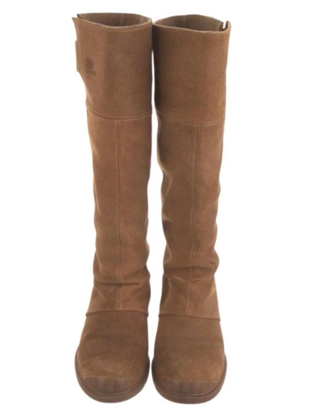 Sorel Tall Suede Over-the-Knee Boots in Chestnut Brown